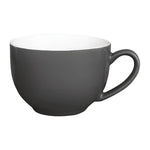 Olympia Café cappuccino koppen donkergrijs 340ml (12 stuks)