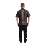 Koksbuis Korte Mouw Denim Grijs Chef Works S