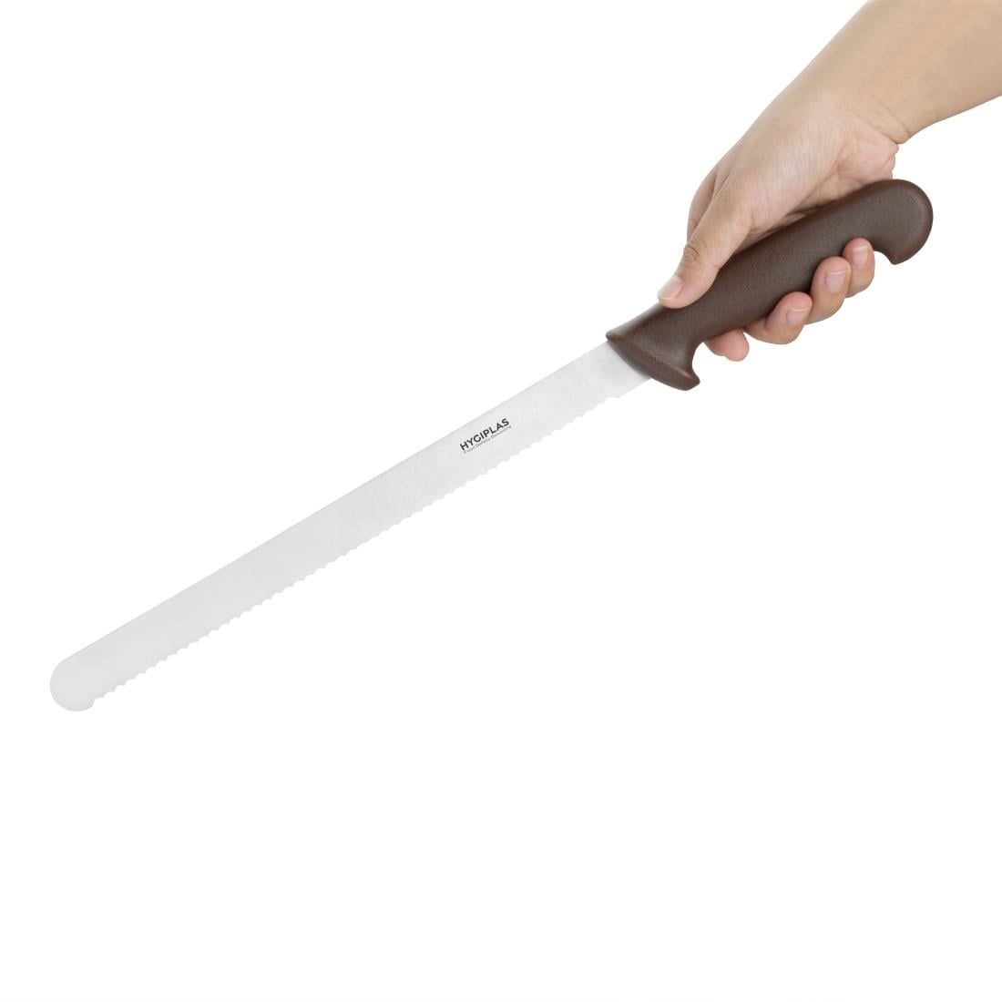 Hygiplas Koksmes Gekarteld Bruin 30cm