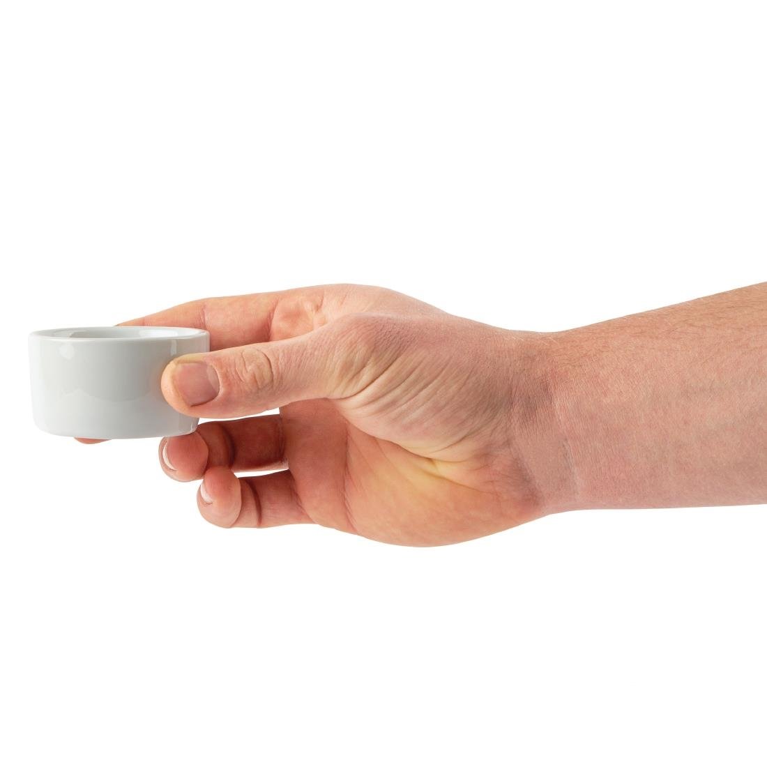 Olympia Whiteware boterschaaltje 6,2cm (12 stuks)