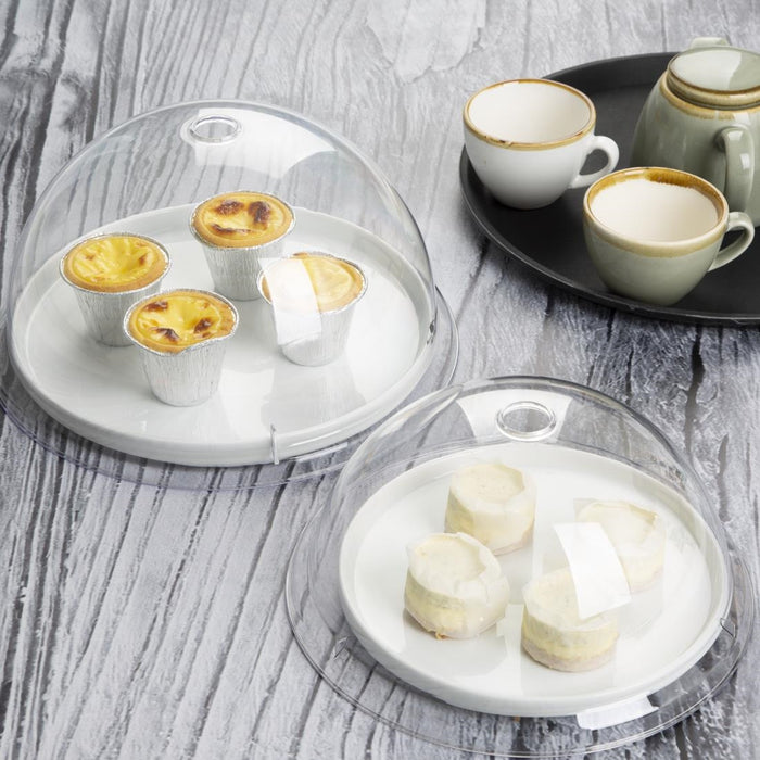 Olympia Kristallon Pc Koepelvormige Bordafdekking Rond - 303X160mm