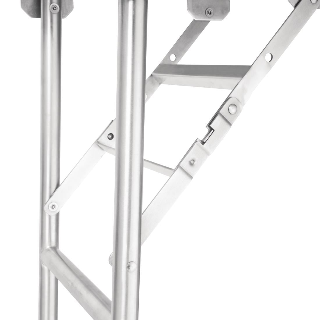 Vogue RVS inklapbare werktafel 1220x610x780mm