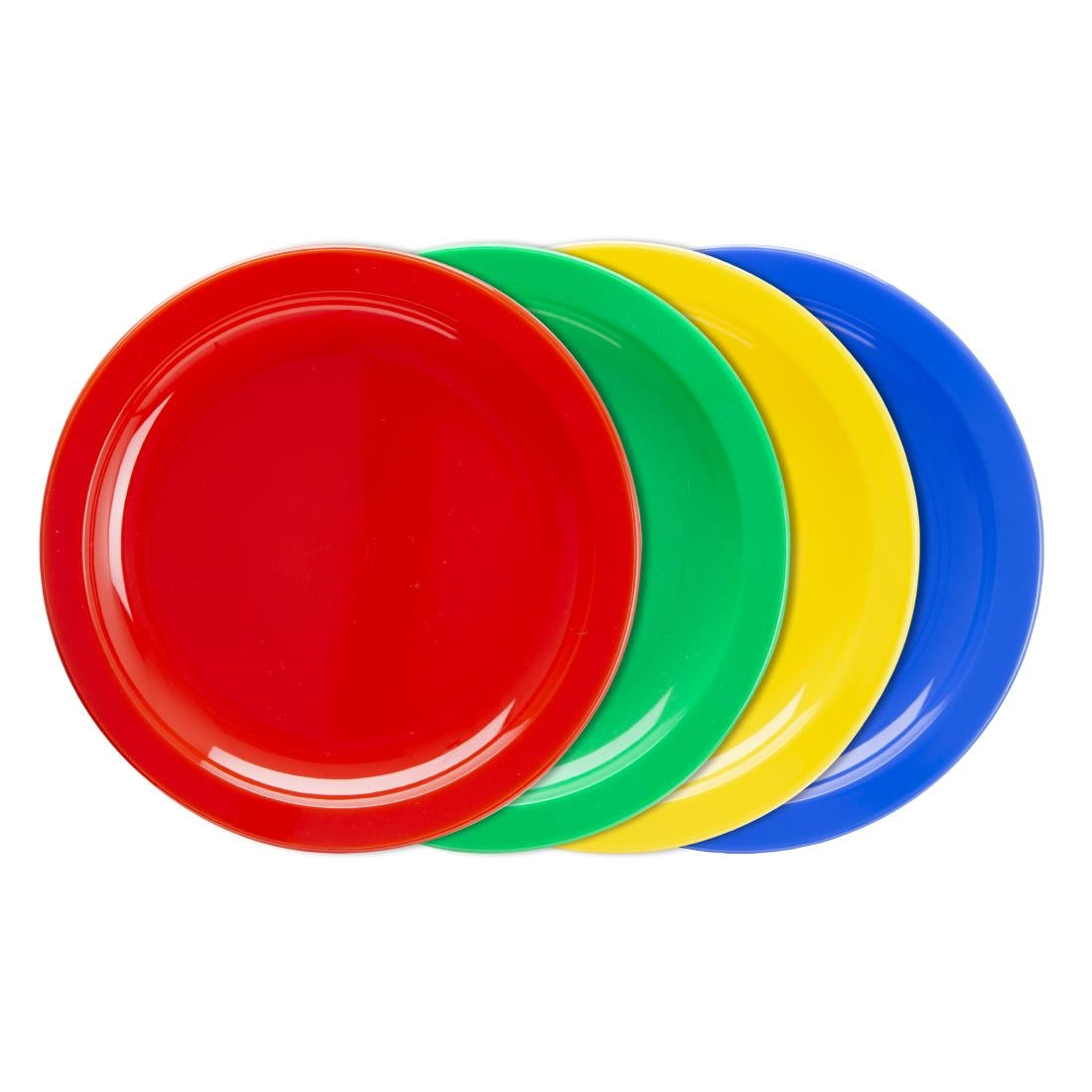Olympia Kristallon polycarbonaat borden 23cm groen (12 stuks)