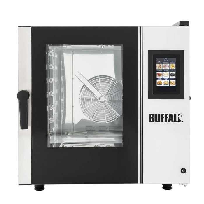 Buffalo Vrijstaande Slimme Touchscreen Combi Oven 7 x GN 1/1 Met Installatiekit
