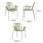 Bolero Melbourne Armstoelen Lichtgroen (4 stuks)