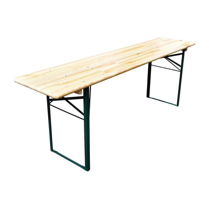 Opklapbare biertafel met banken 220(L)cm