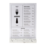 Europel Bordhouder A4 Polystone Wit