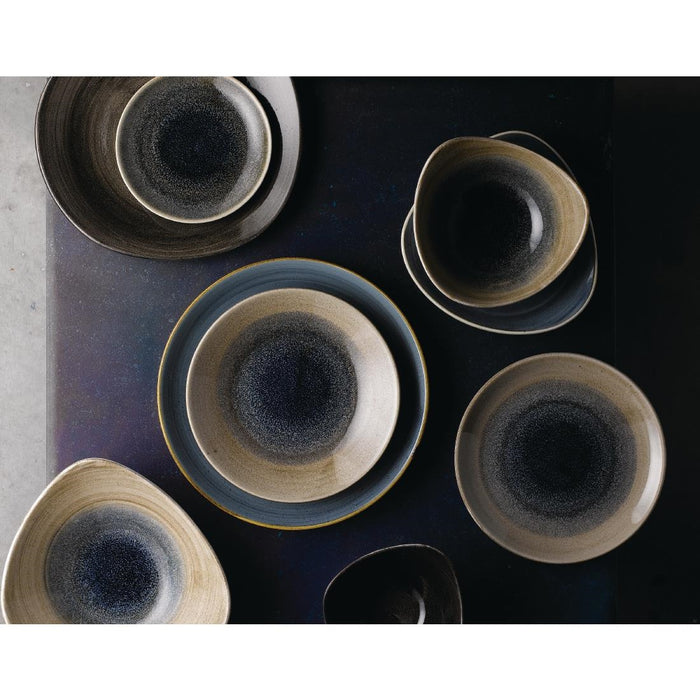 Churchill Rose Chintz Grey Bord 21cm (pak van 6)