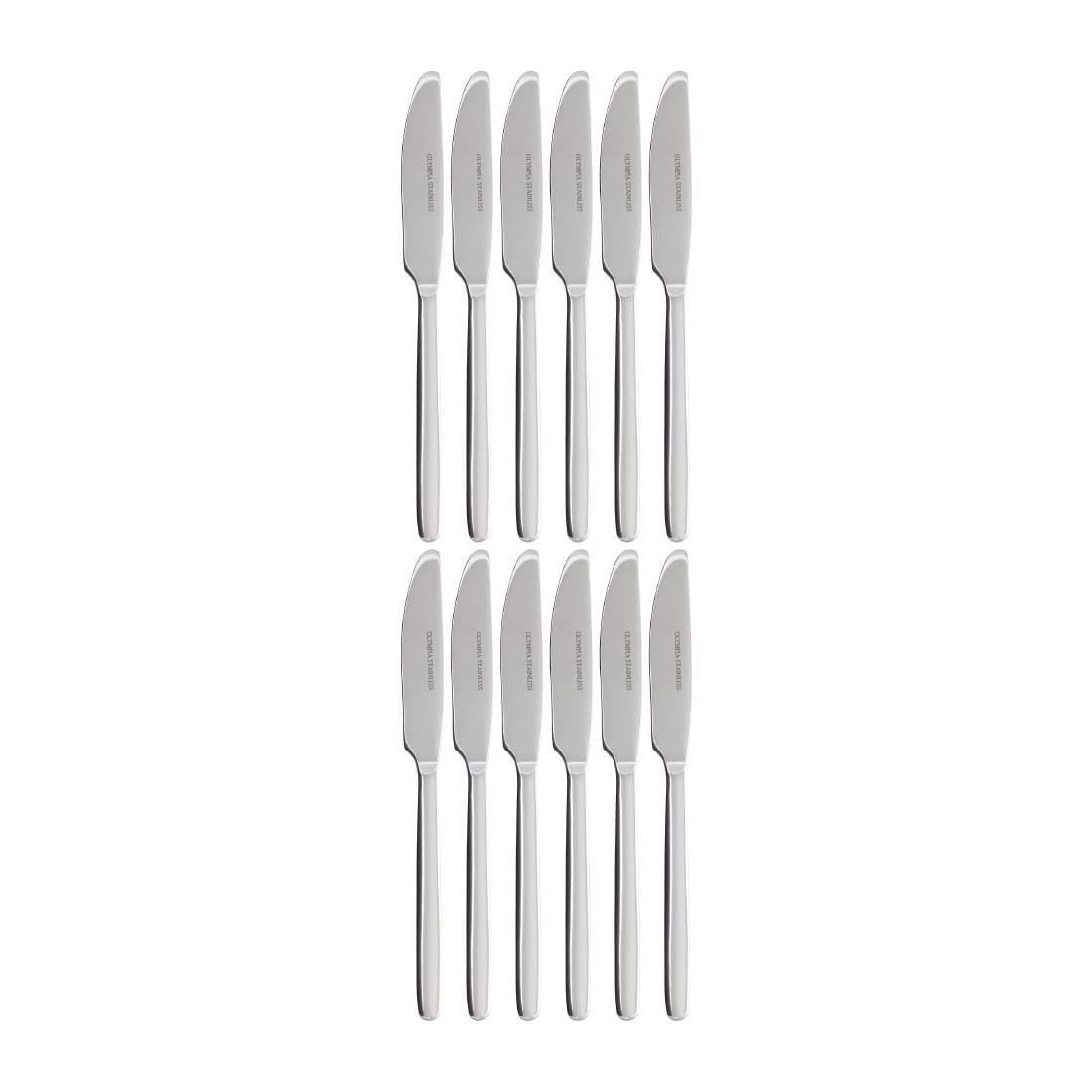 Olympia Henley tafelmessen (12 stuks)