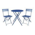 Bolero Perth Pavement Style Klapstoelen Donker Marineblauw (Pak Van 2)