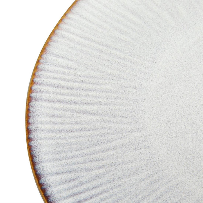 Olympia Drift Grijze Coupe Borden Met Reliëf, 220 mm (Pak Van 6)