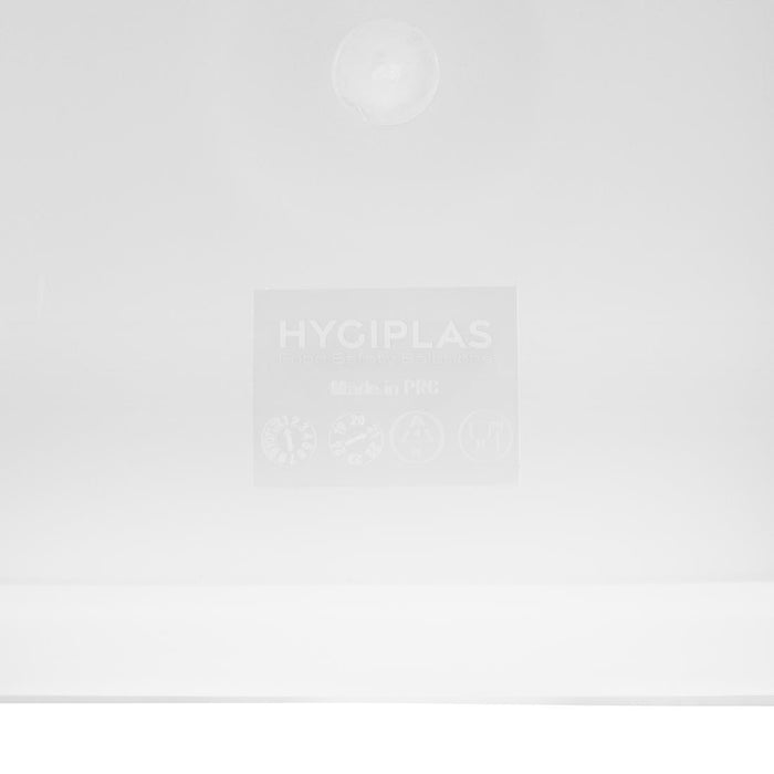 Hygiplas vierkant deksel wit groot