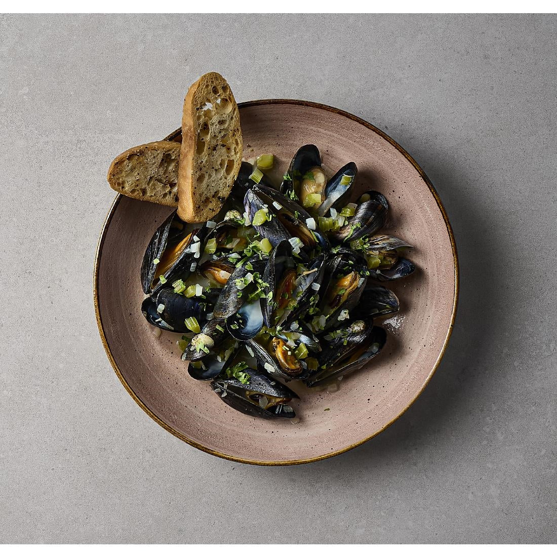 Churchill Stonecast Raw Terracotta Evolve Coupe Kom 248mm (Pak Van 12)