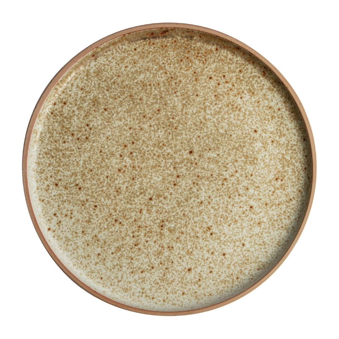 Olympia Canvas platte ronde borden crème 25cm (6 stuks)