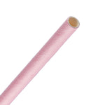 Fiesta Compostable composteerbare papieren rietjes roze (250 stuks)