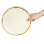 Olympia Kiln coupe borden zandsteen 23cm (6 stuks)