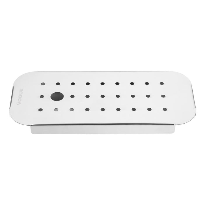 Vogue Roestvrijstalen Gastronorm Afvoerplaat Voor GN 1/3