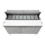 Polar U-serie 2-deurs gekoelde saladette 527L