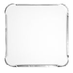 Diepe aluminium bakjes 230 x 230 x 51mm (200 stuks)