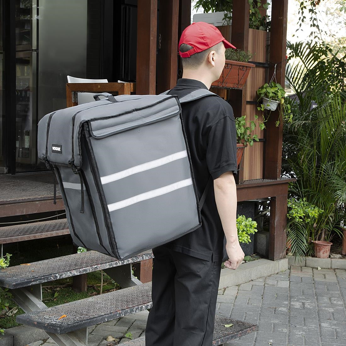 Vogue geïsoleerde bezorgrugtas grijs 550x400x400mm