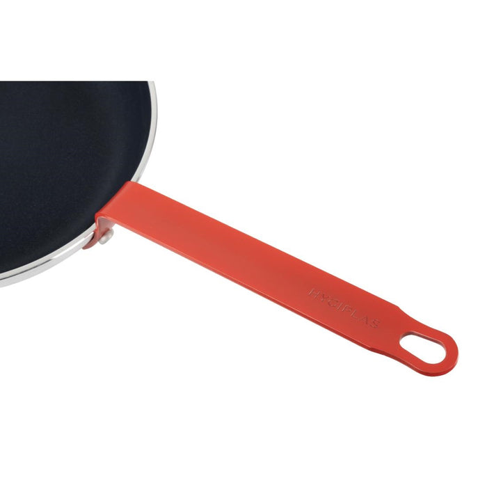 Hygiplas Teflon Platinum Plus anti-aanbak koekenpan 28cm rood handvat