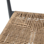 Bolero Eden PE gevlochten rattan outdoor barkrukken naturel (2stuks)