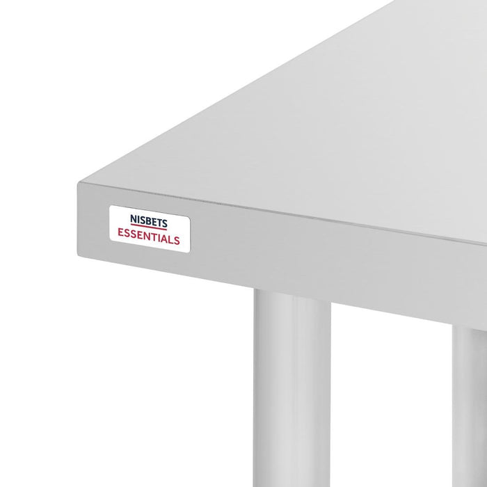 Nisbets Essentials RVS werktafel 800 x 600mm