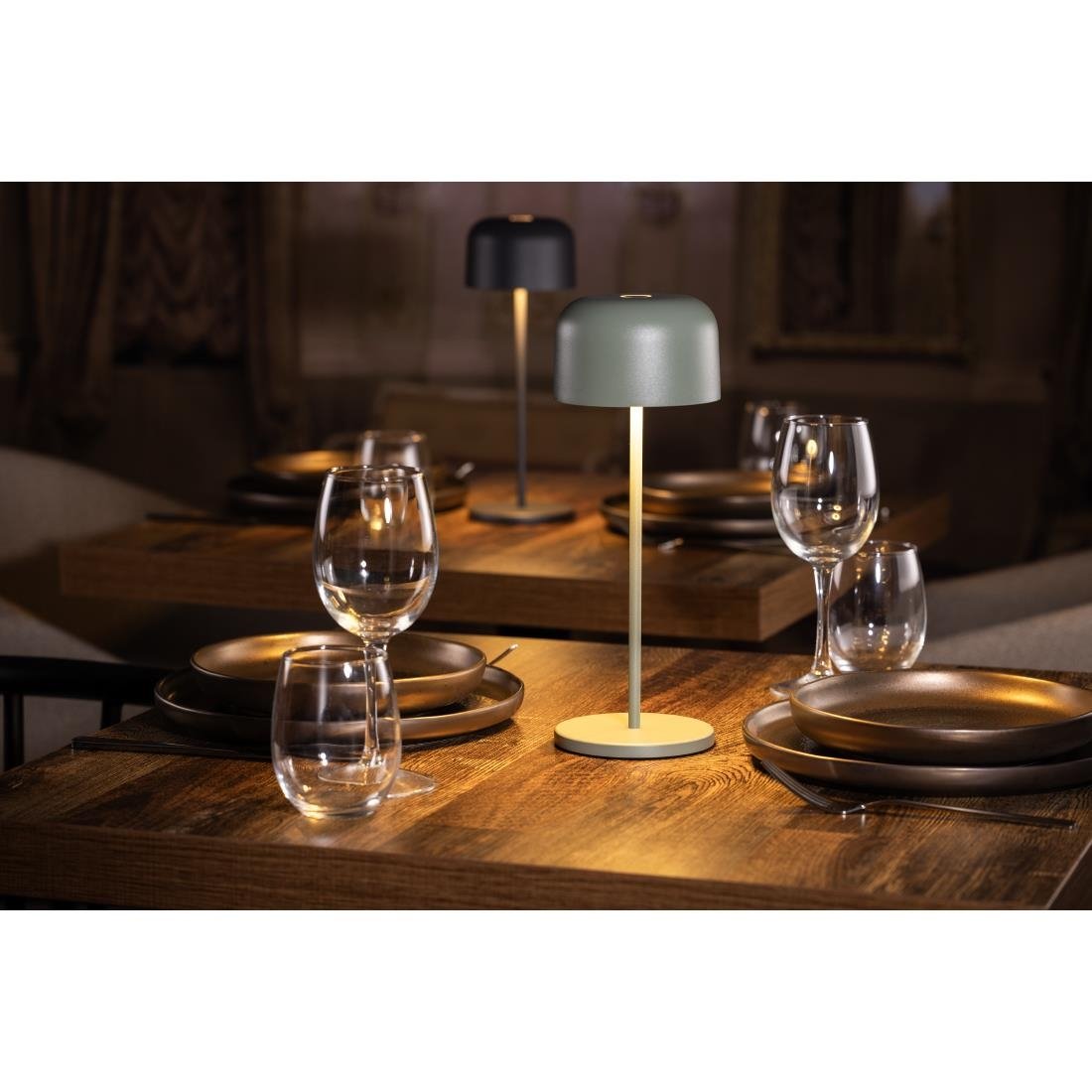 Olympia Siena Tafellamp Ronde Koepel Salie 300mm