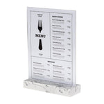 Europel Bordhouder A4 Polystone Wit