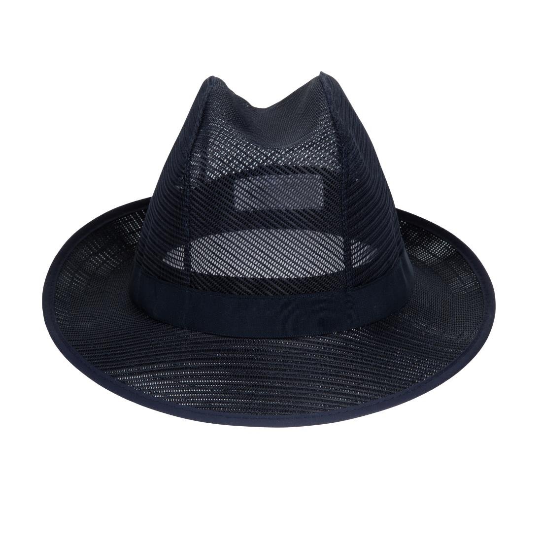 Trilby hoed donkerblauw M
