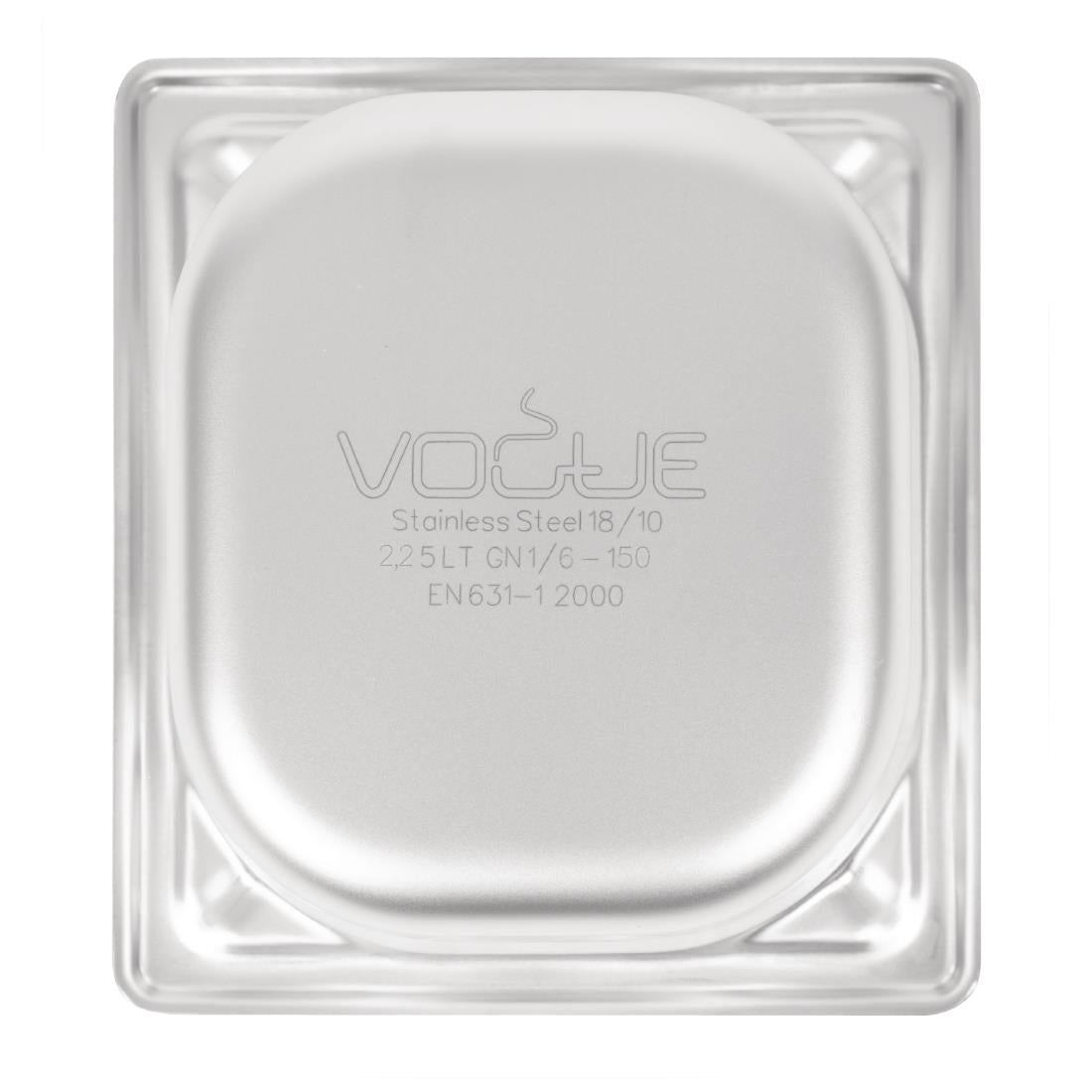 Vogue RVS GN 1/6 bak 150mm