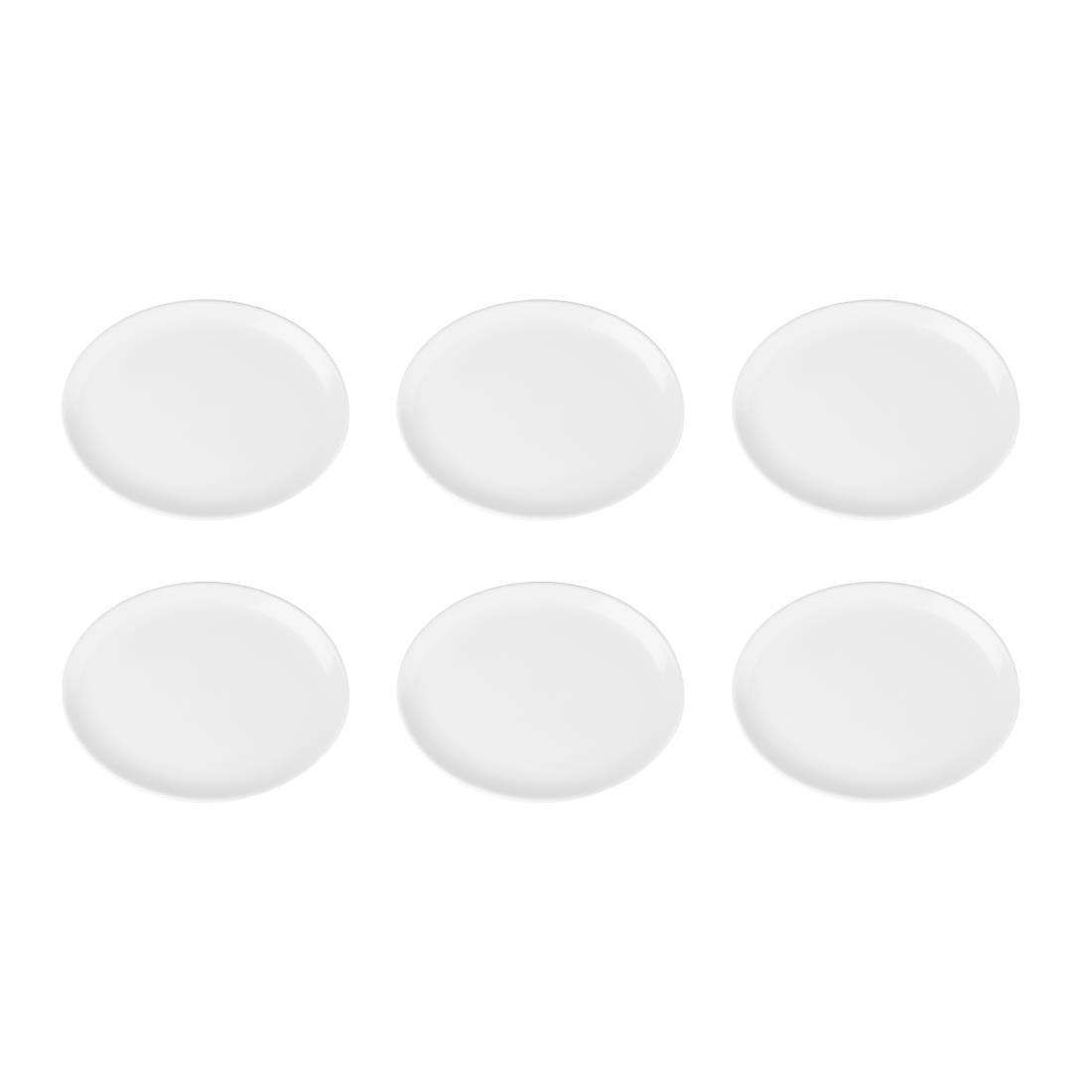 Olympia Athena ovale coupeborden 30,5x24,1cm (6 stuks)