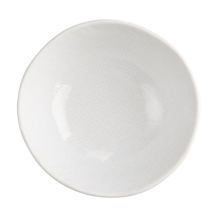 Olympia Denim Witte Coupe Kommen 160mm (Pak Van 6)