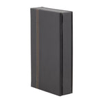 Securit trendy rekeningpresentator in leerstijl zwart