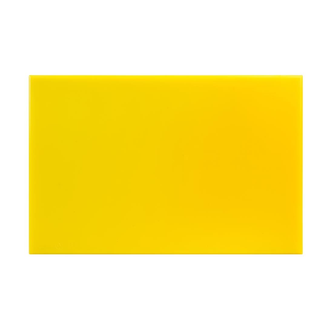 Hygiplas antibacteriële HDPE snijplank geel