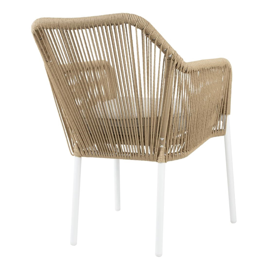 Bolero Bay PE gevlochten rattan outdoor armstoelen honingkleur (2stuks)