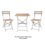 Bolero Perth Bestrating Stijl Vierkante Tafel Houteffect