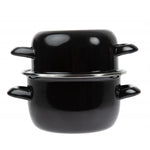 Olympia emaille mosselpan klein 14(Ø)cm