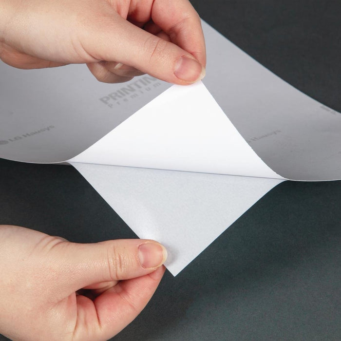 Vinylsticker A5 'Handreiniger gebruiken AUB'