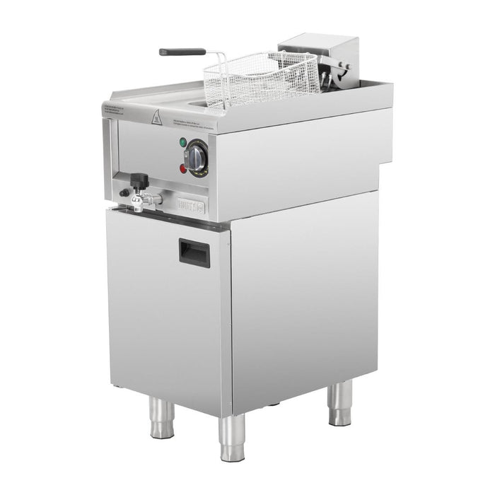 Buffalo 600 Serie Vrijstaande Enkele Tank Elektrische Friteuse 8Ltr