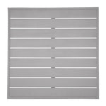 Bolero Aluminium Vierkant Tafelblad Lichtgrijs 700mm