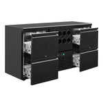Polar U-serie werkbank koeling 4 laden plus flessennest (8 flessen)