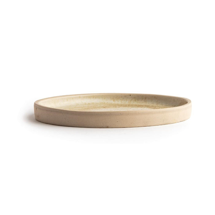 Olympia Canvas platte ronde borden crème 18cm (6 stuks)
