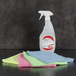 Jantex microvezeldoeken 40x40cm blauw (5 stuks)