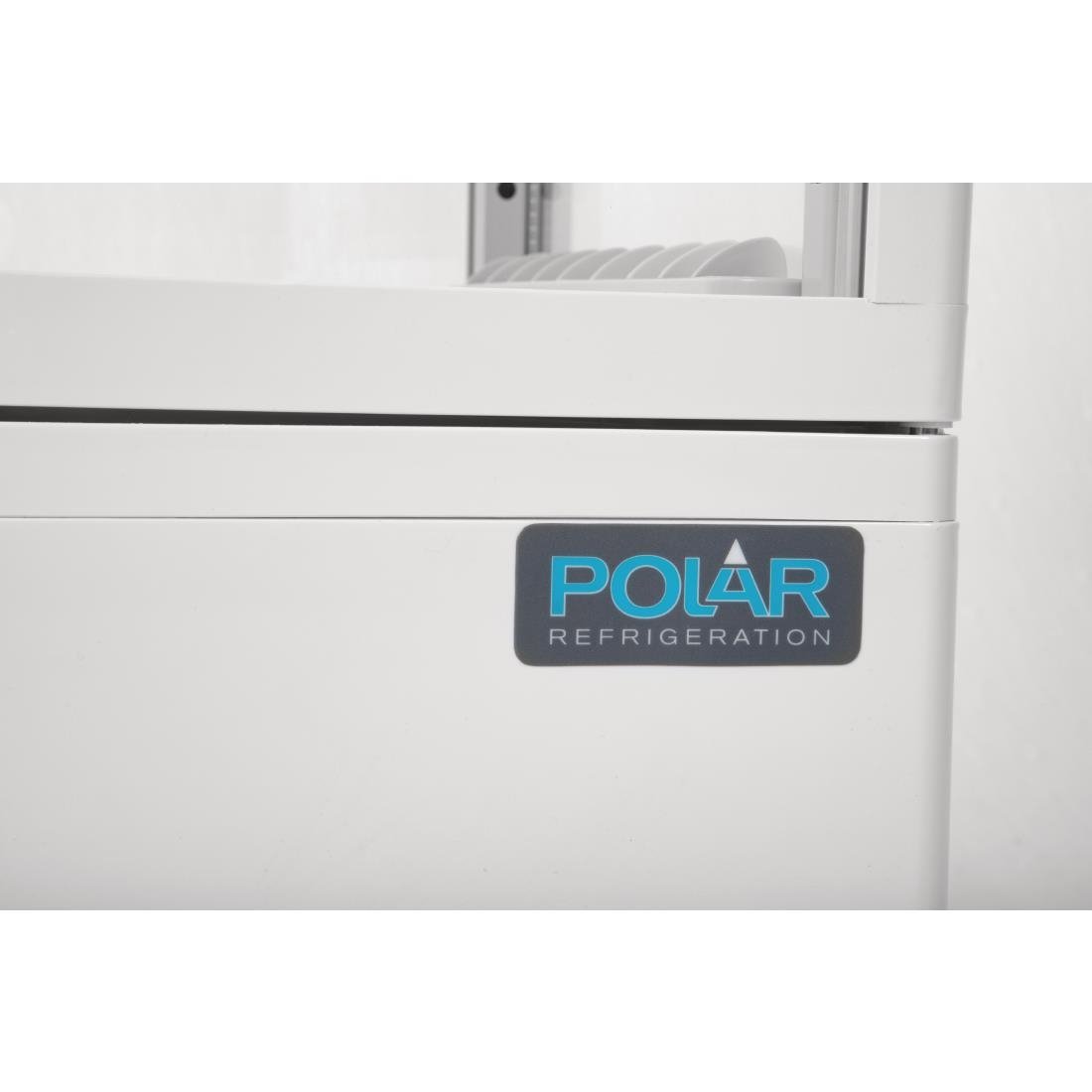 Polar C-serie koelvitrine wit 68L