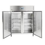 Polar u-serie staande dubbele deur vriezer 1300ltr
