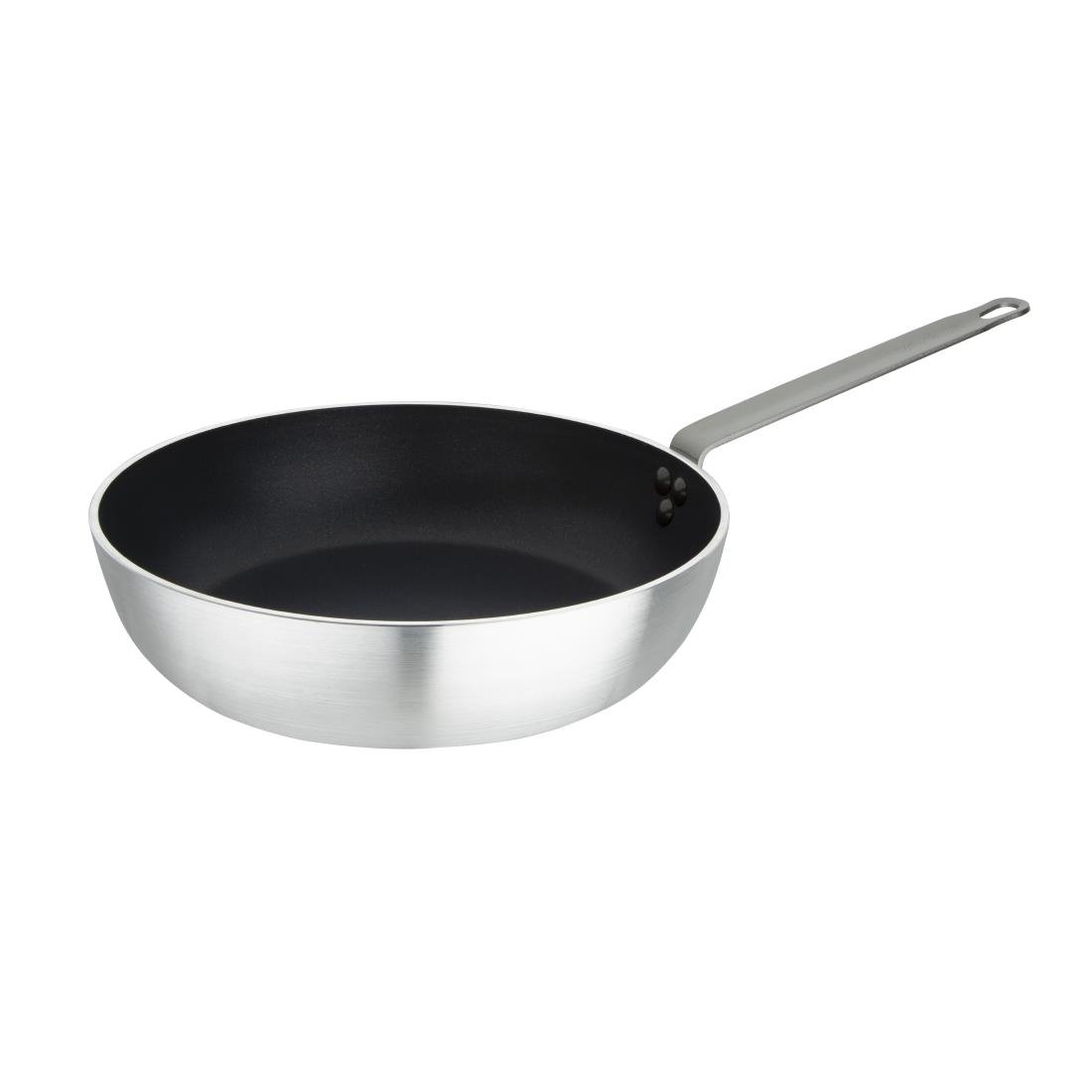 Vogue anti-aanbak aluminium conische sauteuse 32cm