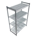 Cambro stelling 183cm hoog 4 schappen - 46cm diep - 107 cm breed