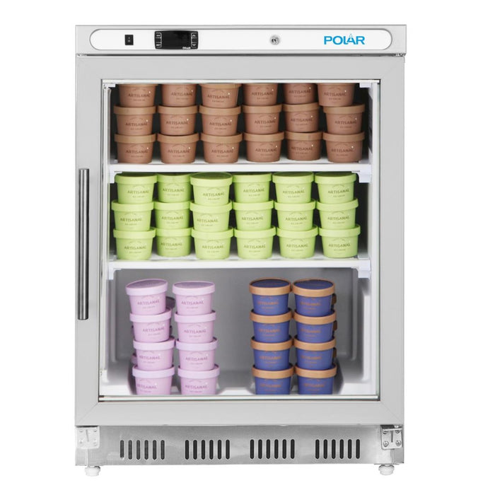 Polar C-Series Onderbouw RVS Display Vrieskast