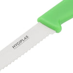 Hygiplas gekarteld tomatenmes 10cm groen